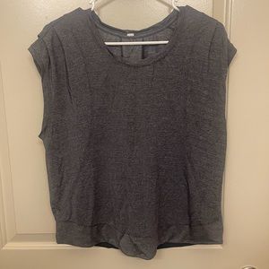 Lululemon casual or athletic tank top/t shirt. Super comfy and Flowey